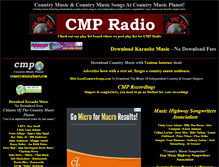 Tablet Screenshot of countrymusicplanet.com